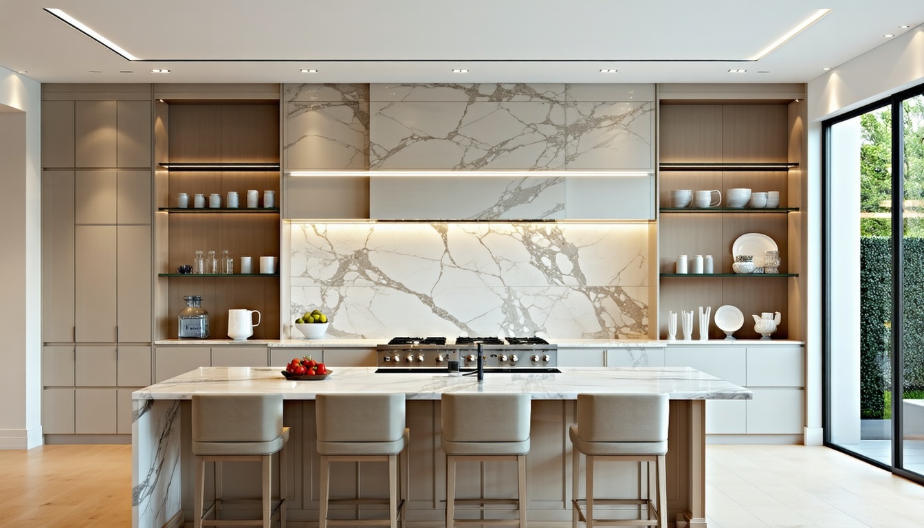 Modern kitchen renovation with custom cabinetry and lighting